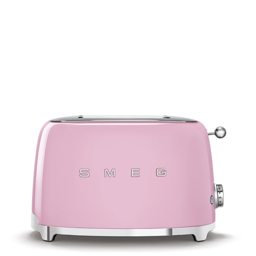 [TSF01PKEU] SMEG grille pain 2 tranches Années 50 - Rose