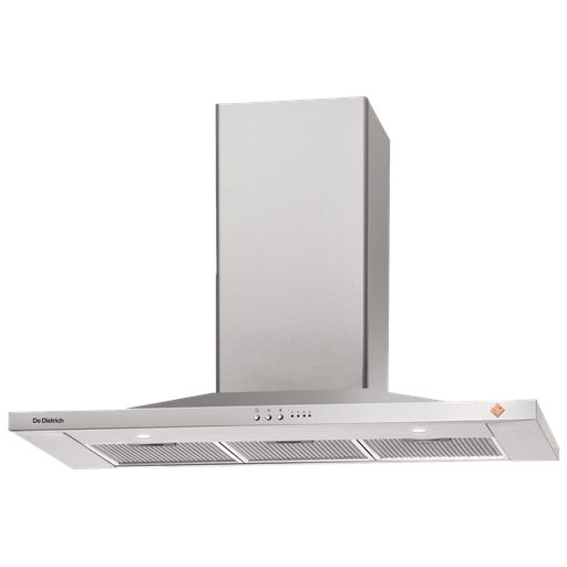 [DHP7912X] DE DIETRICH Hotte murale pyramide 90cm 519m3/h max - inox