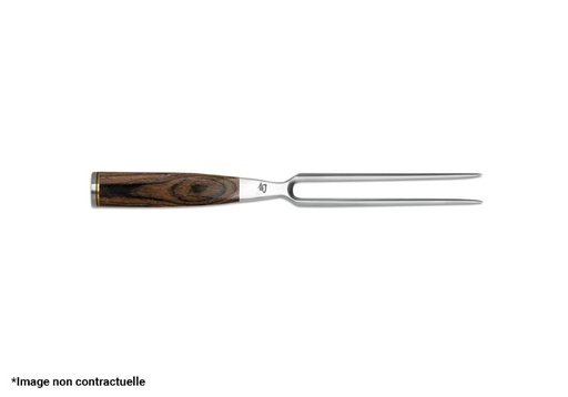[TDM-1709] KAI Fourchette à rôti 6.5" (16,5 cm) - SHUN PREMIER Tim Mälzer