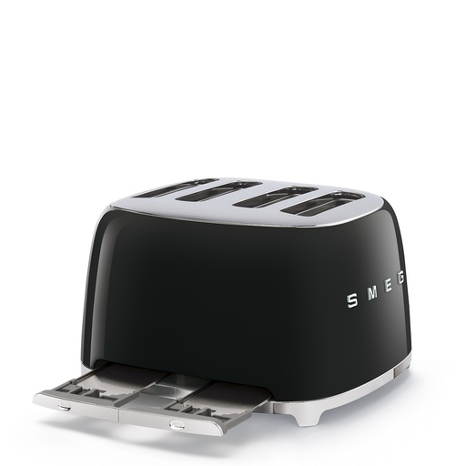 [TSF03BLEU] SMEG grille pain 4 tranches Années 50 - Noir