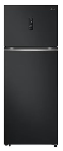 [GTBV44EPBKD] LG réfrigérateur noir acier TopMount 461L nouvelle classe E