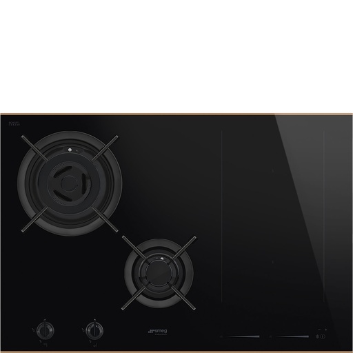 [PM6743R] SMEG plaque de cuisson semi-affleurante 75cm mixte - esthétique Dolce Still Novo