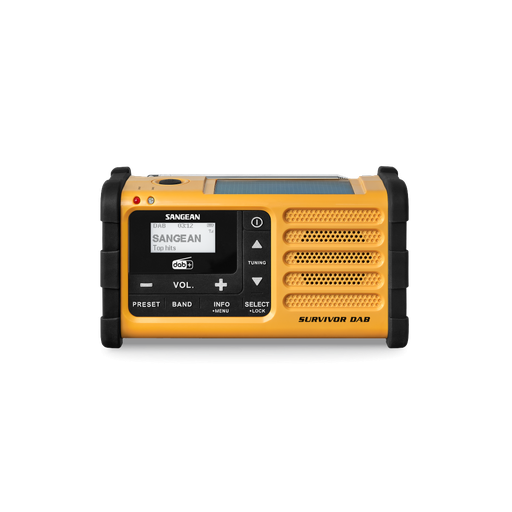 [MMR88] SANGEAN radio SURVIVOR Radio D’Urgence à Manivelle DAB+ / FM / Solaire