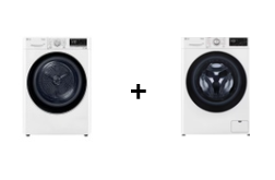 [PACKLG10KG] Pack LG XL : Lave Linge F14R31WHSA (11kg) + Sèche Linge RH1V51WH (10kg)