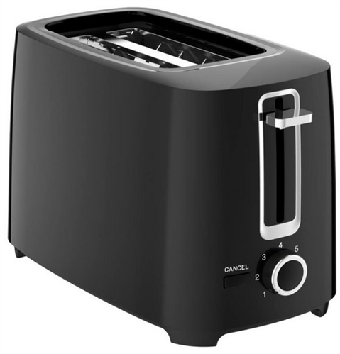 [KS.TOASTBLACK2T] KITCHEN CHEF grille pain noir