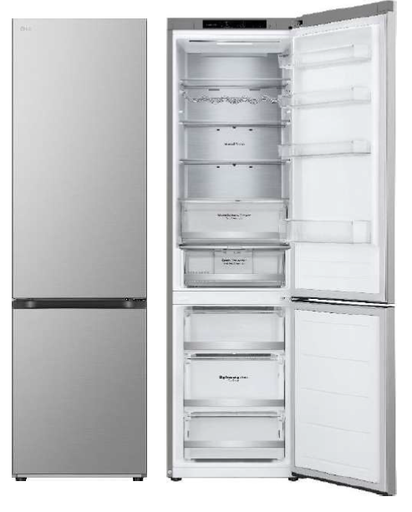 [(REC)GBV5240DPY] LG Combiné 387L Door cooling D Argent