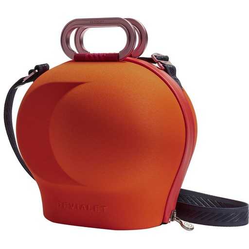 [COCOONREACTORORANGE] DEVIALET – Pochette de transport pour REACTOR| Jupiter Orange | COCOONORANGE