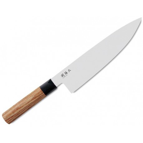 [MGR0200C] Couteau de Chef Japonais lame 20cm KAI Seki Magoroku Redwood  