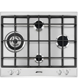 [P261XGH] Plaque de cuisson inox 4 feux gaz SMEG