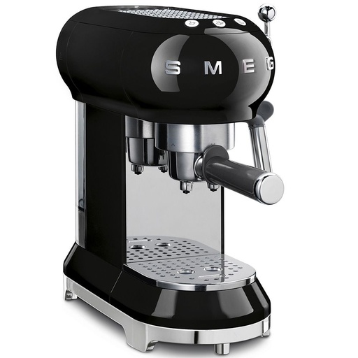 [ECF01BLEU] – SMEG – Machine à Café | Expresso | Style Années 50 | Noir | ECF01BLEU