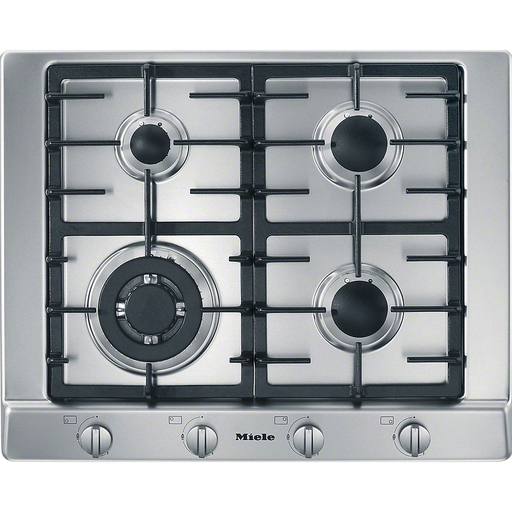 [KM2012G] MIELE TABLE 4FX GAZ 60CM INOX KM2012G